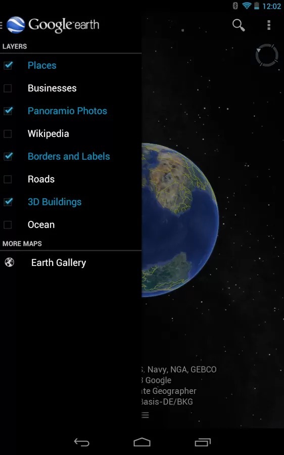 谷歌地球手机版截图1